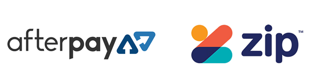 zip and afterpay logos